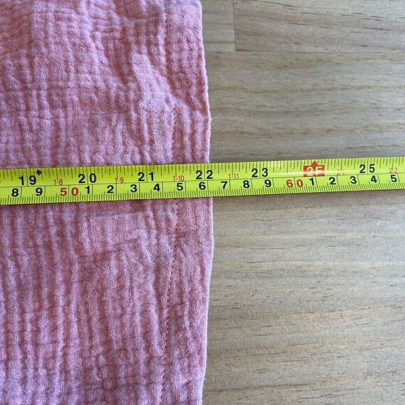 Marine Layer Jude Flutter Sleeve Tank SMALL in Rosette Pink - Picture 6 of 7